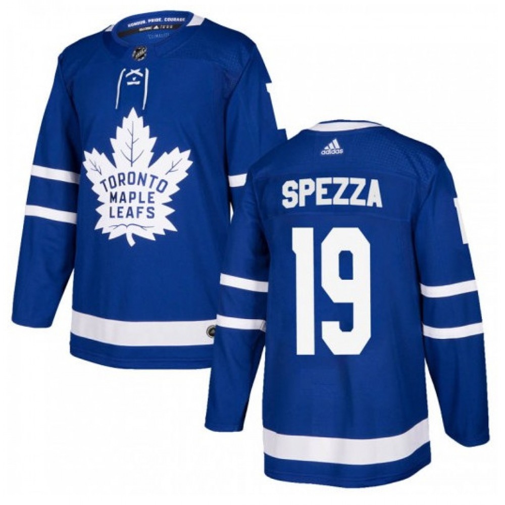 Men's Toronto Maple Leafs #19 Jason Spezza 2021 Blue Stitched NHL Jersey 1