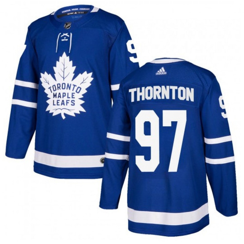 Men's Toronto Maple Leafs #97 Joe Thornton 2021 Blue Stitched NHL Jersey 1