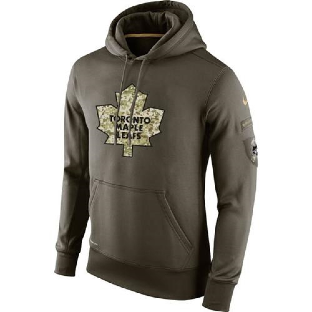 Men's Toronto Maple Leafs Salute To Service NHL Hoodie 1