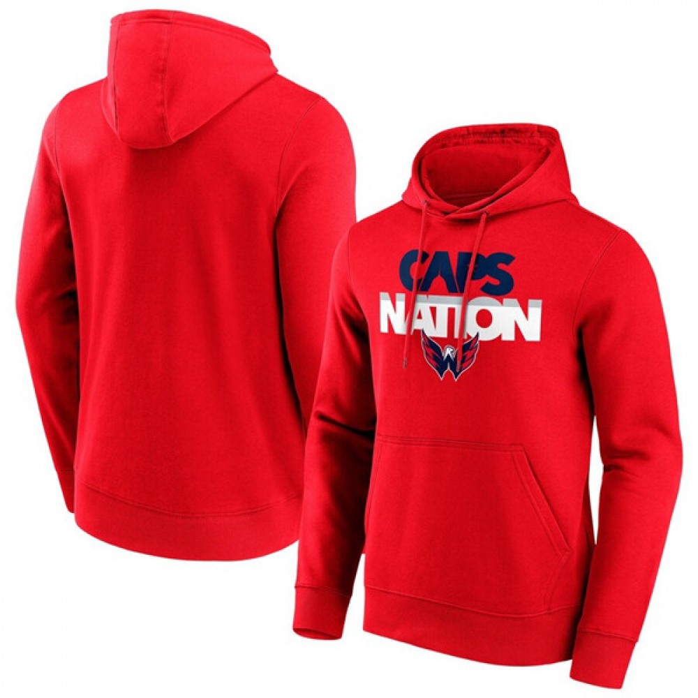 Men's Washington Capitals Red Hometown Graphic Hoodie 1