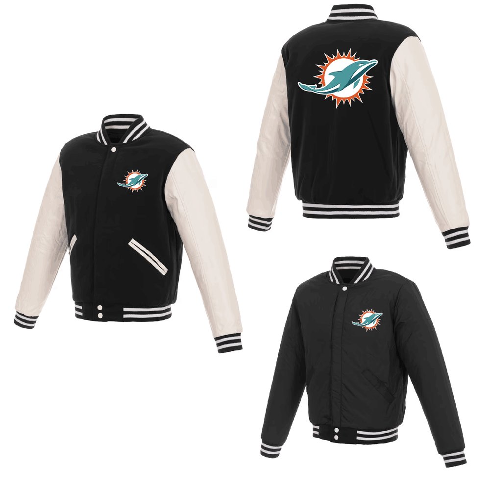 Miami Dolphins Reversible Jacket 1
