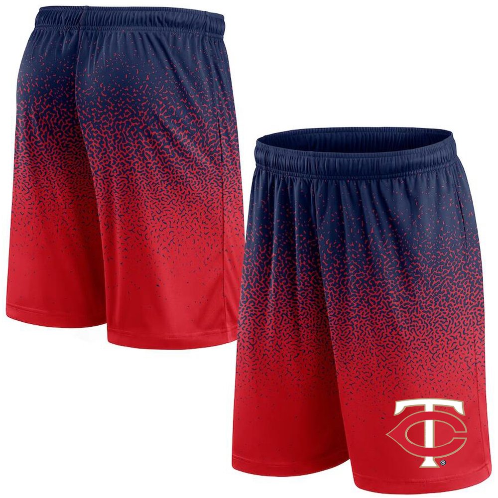 Minnesota Twins Graduated Red Shorts 1