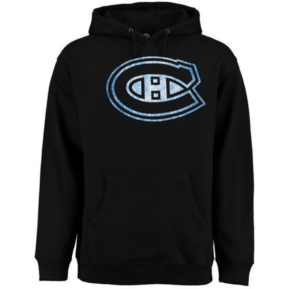 Montreal Canadiens Rinkside Pond Hockey Pullover Hoodie Black 1