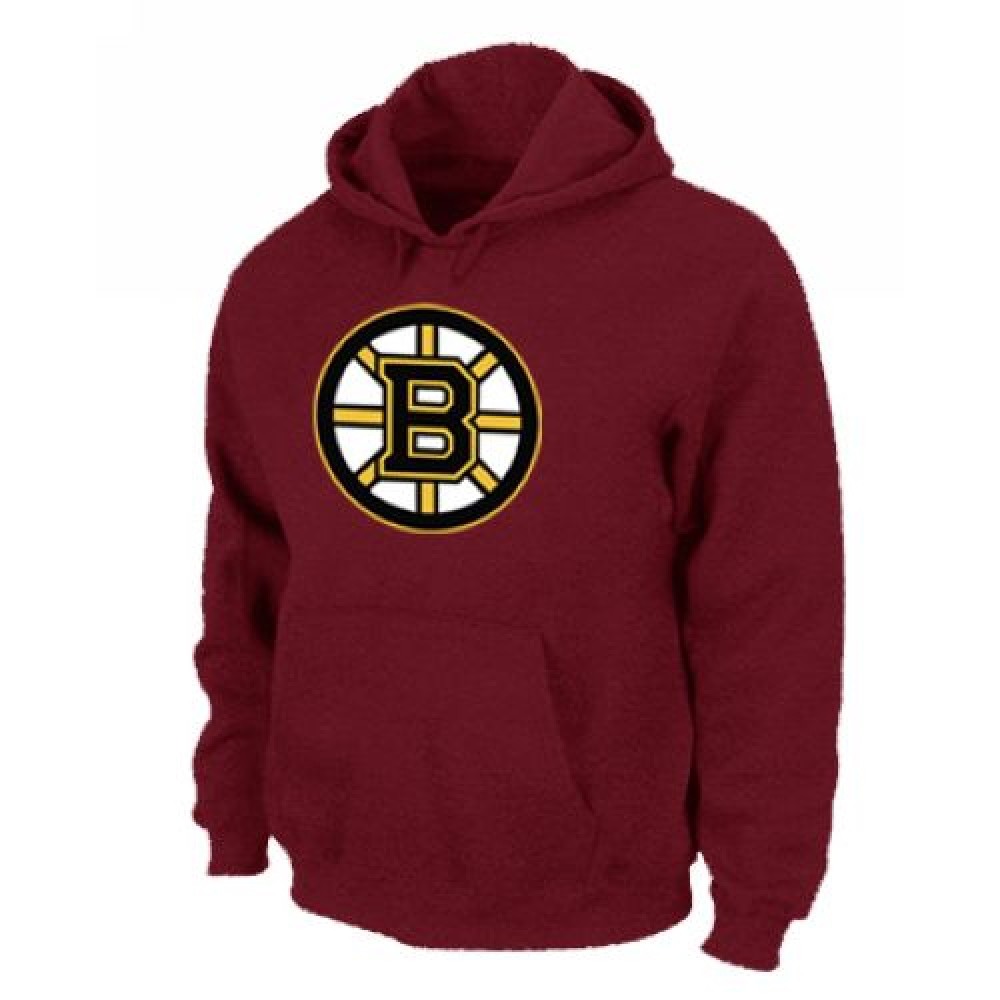 NHL Boston Bruins Big & Tall Logo Pullover Hoodie Red 1