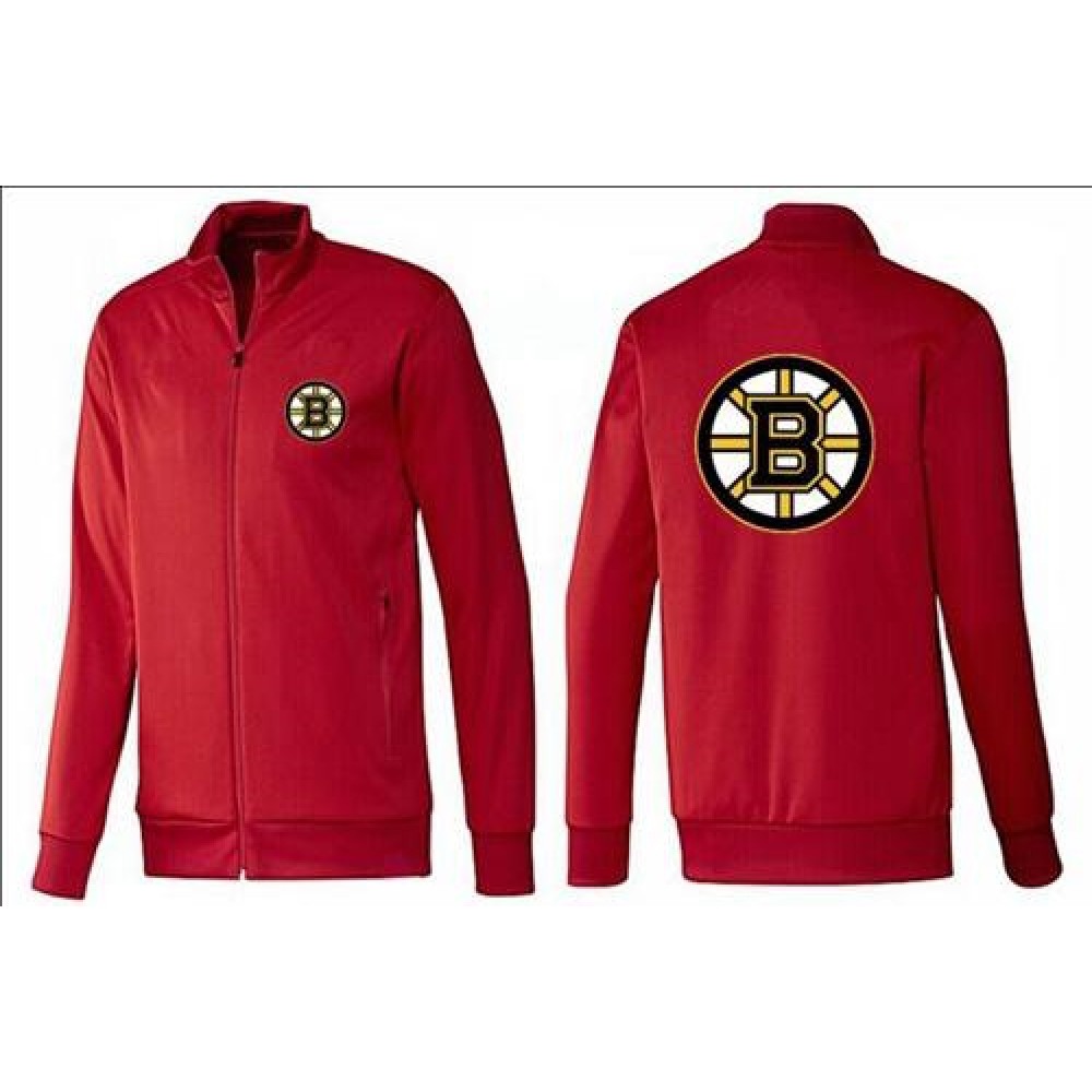 NHL Boston Bruins Zip Jackets Red 1