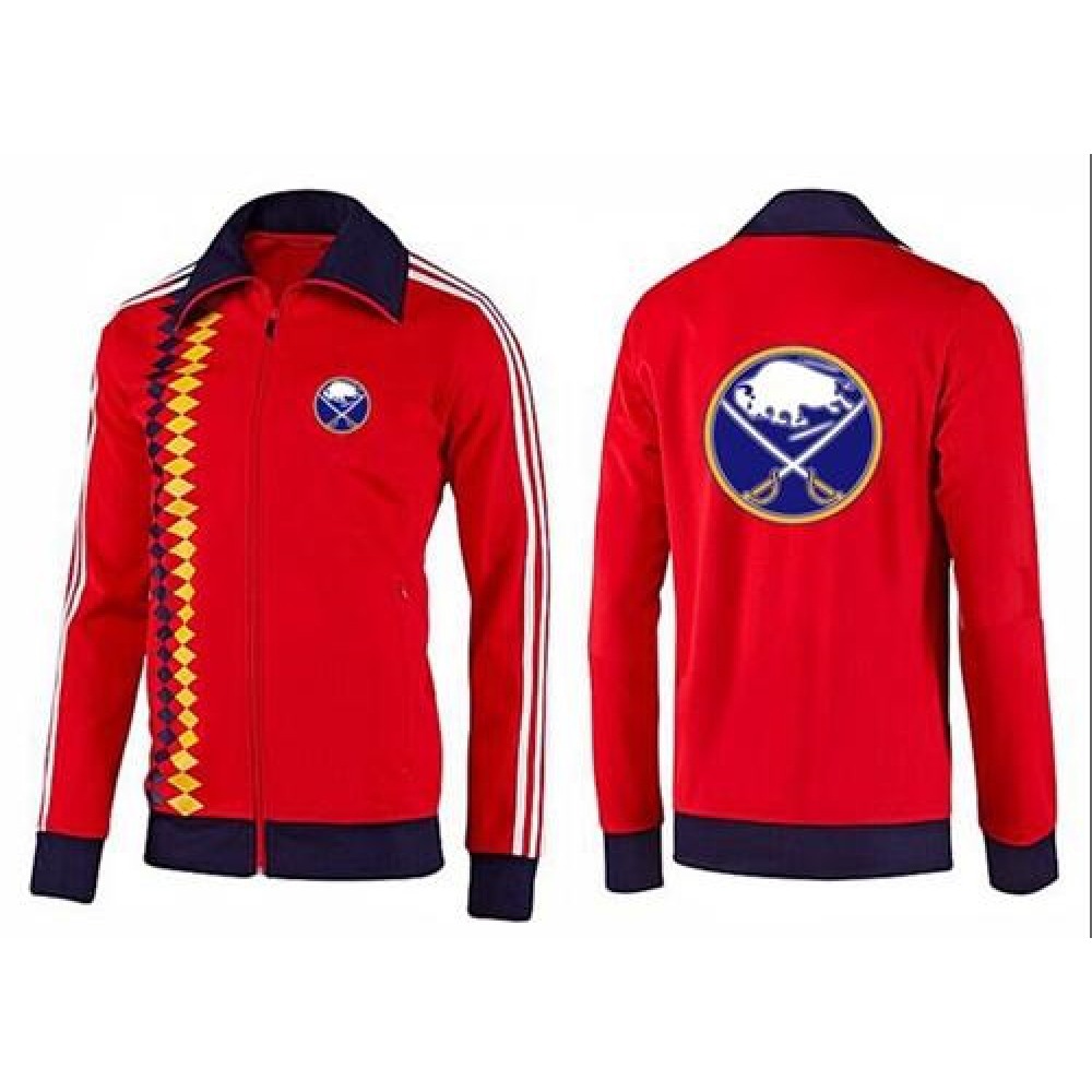 NHL Buffalo Sabres Zip Jackets Orange 1