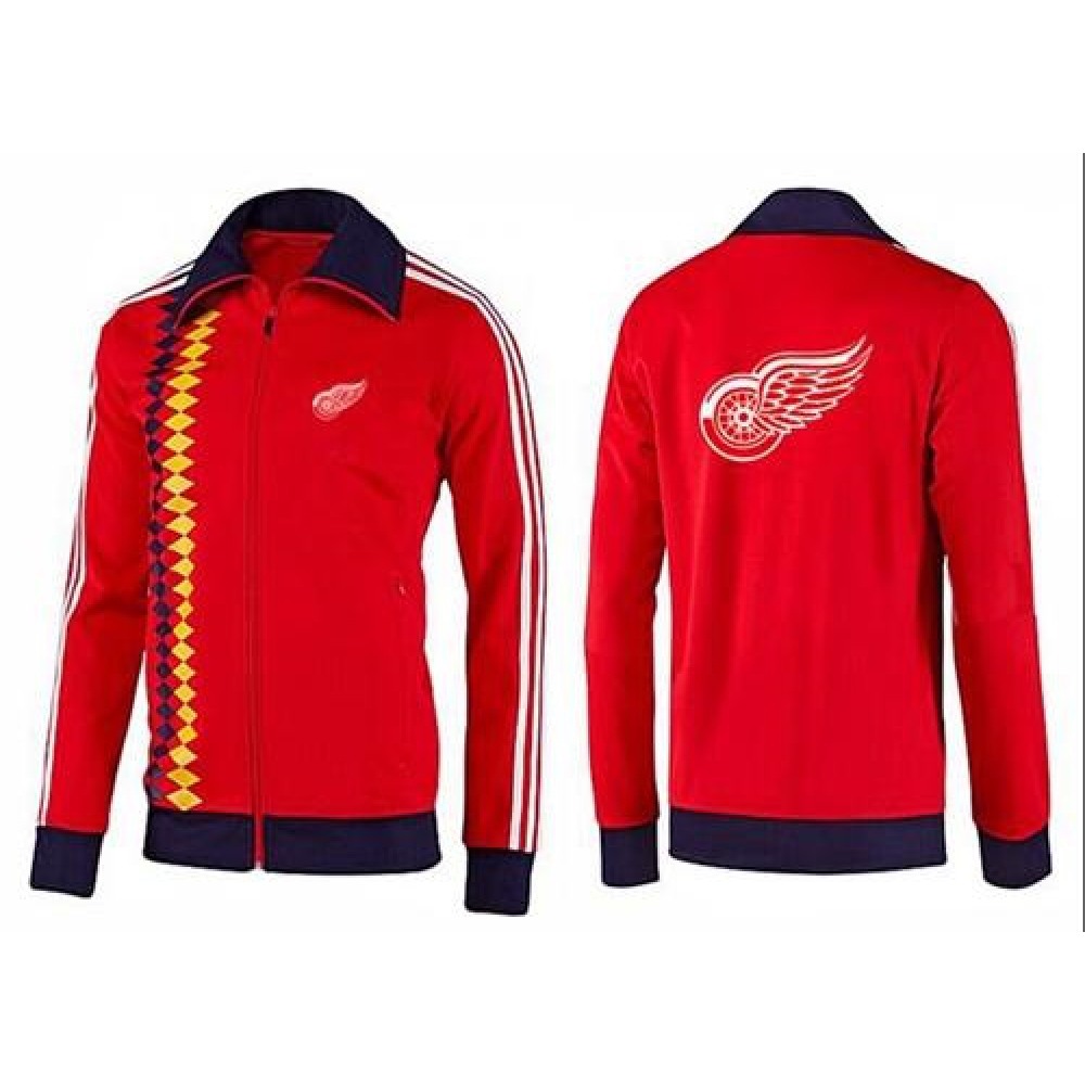 NHL Detroit Red Wings Zip Jackets orange-2 1