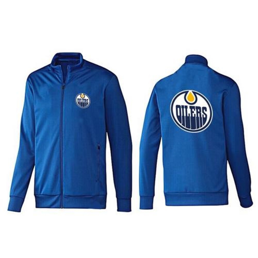 NHL Edmonton Oilers Zip Jackets Blue-2 1