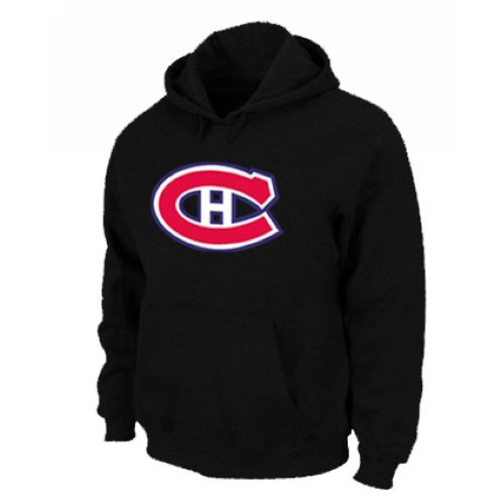 NHL Montreal Canadiens Big & Tall Logo Pullover Hoodie Black 1