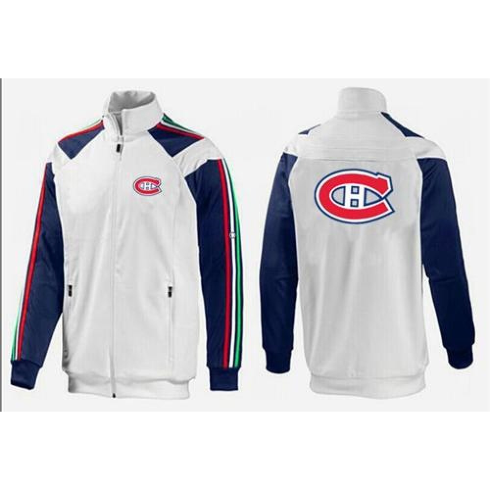 NHL Montreal Canadiens Zip Jackets White-1 1