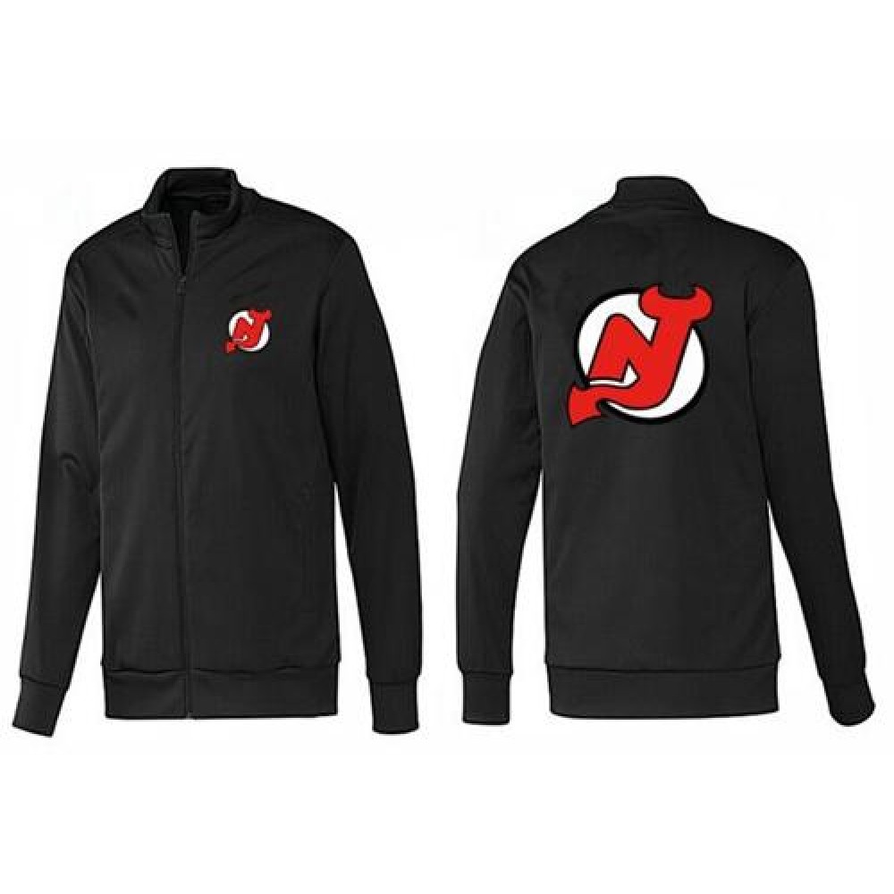 NHL New Jersey Devils Zip Jackets Black-1 1
