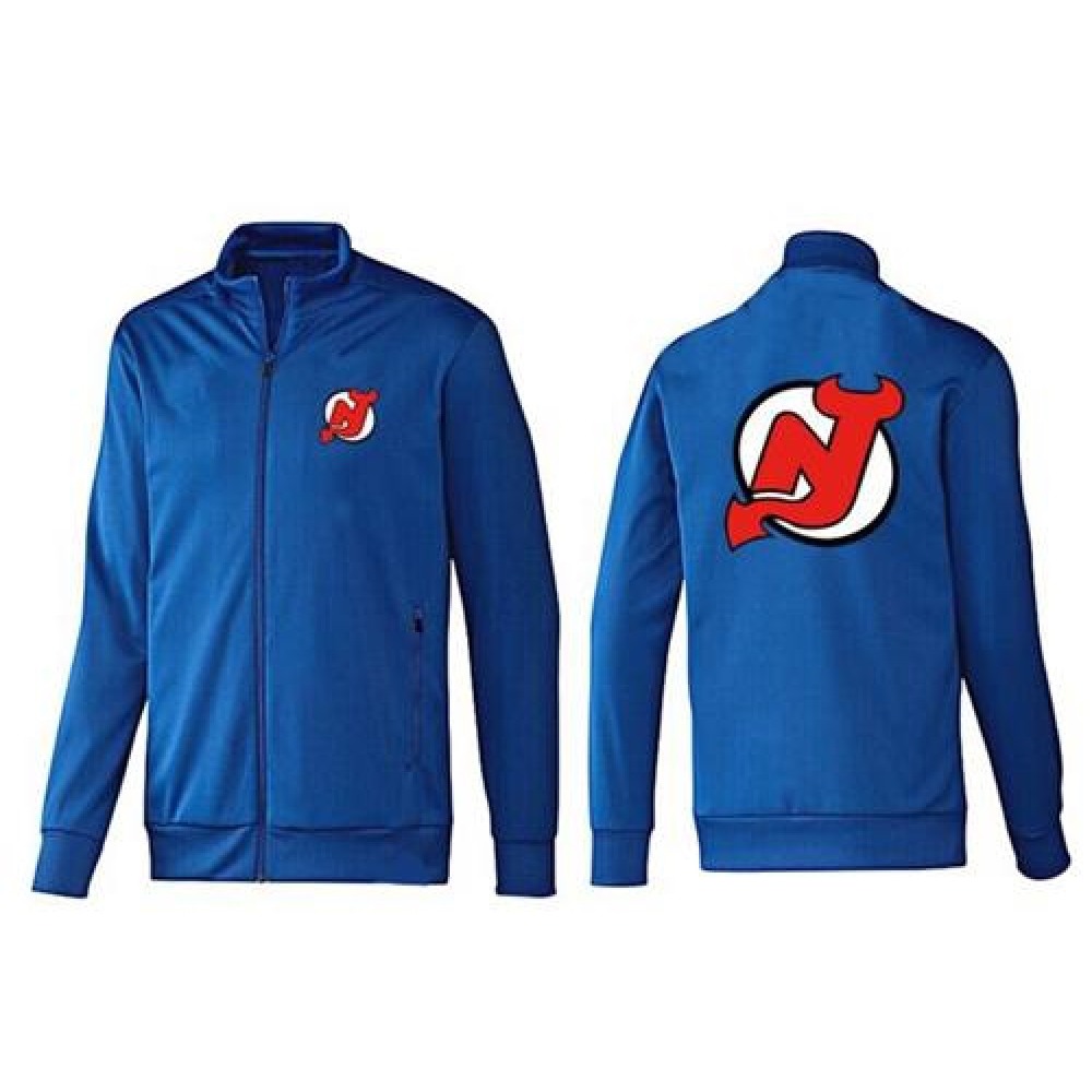 NHL New Jersey Devils Zip Jackets Blue-1 1