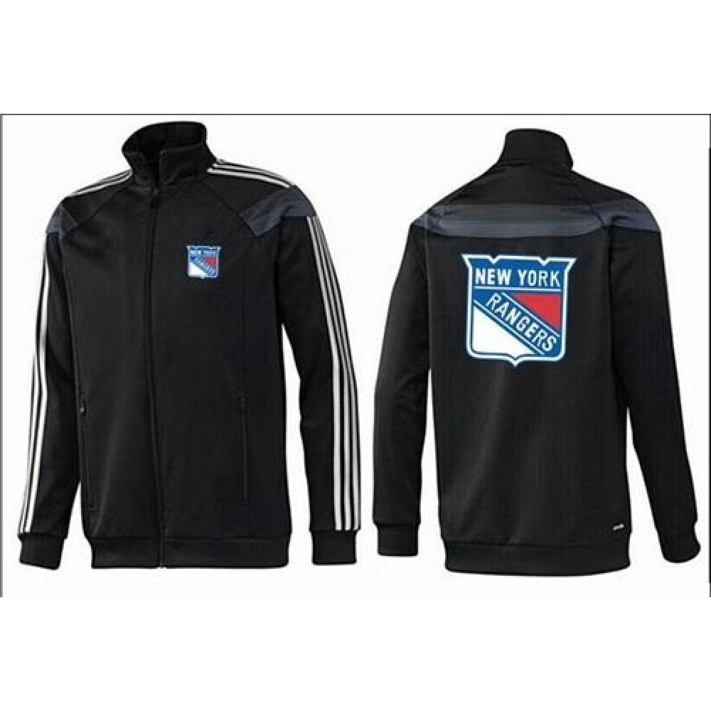 NHL New York Rangers Zip Jackets Black-1 1