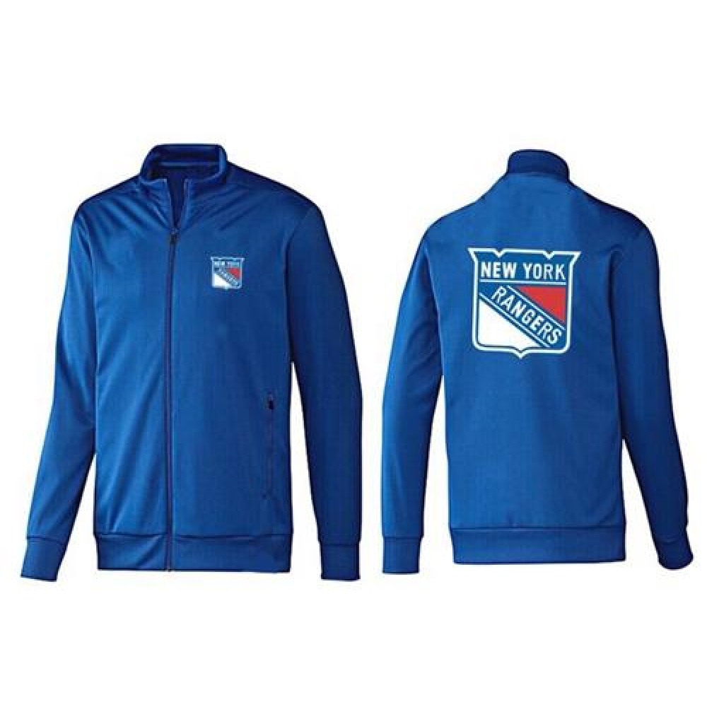 NHL New York Rangers Zip Jackets Blue-2 1