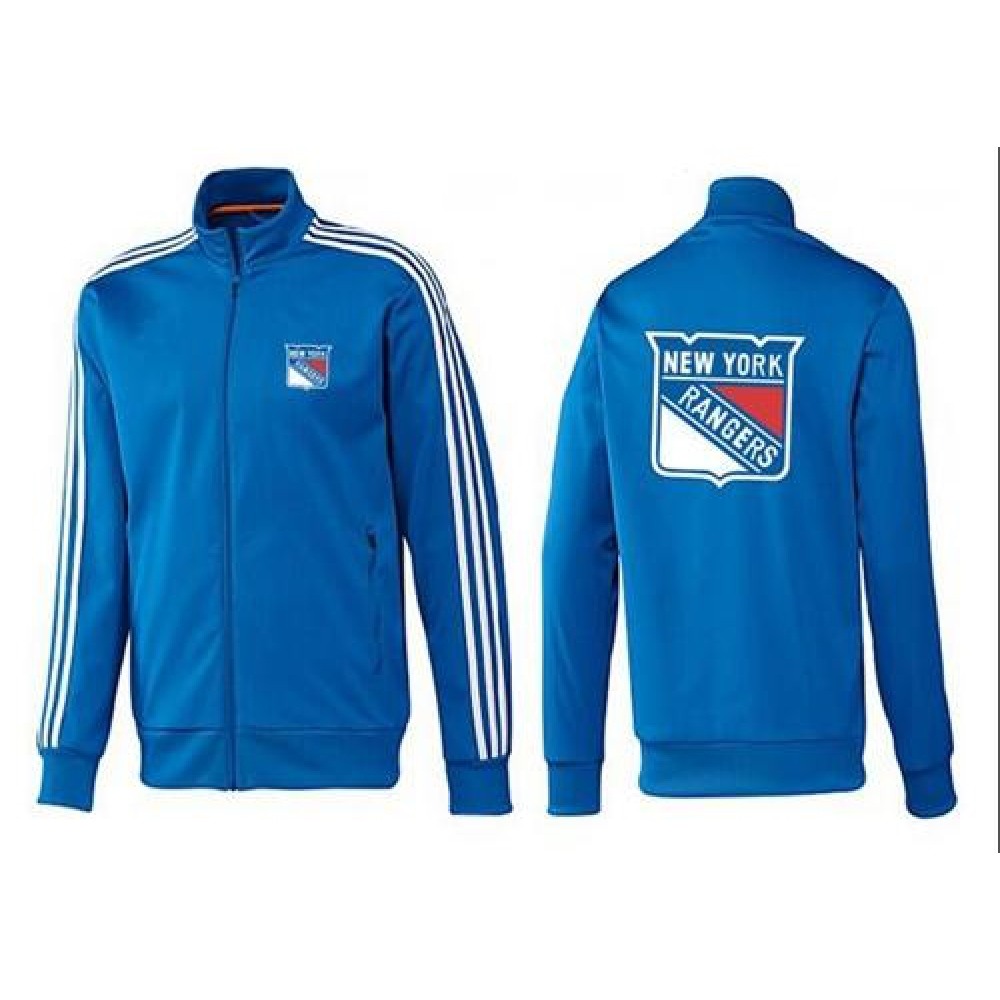 NHL New York Rangers Zip Jackets Blue-3 1