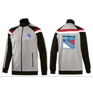NHL New York Rangers Zip Jackets Grey