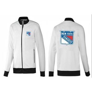 NHL New York Rangers Zip Jackets White-1