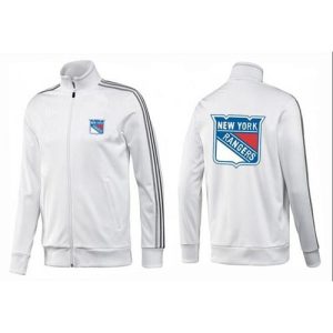 NHL New York Rangers Zip Jackets White-2