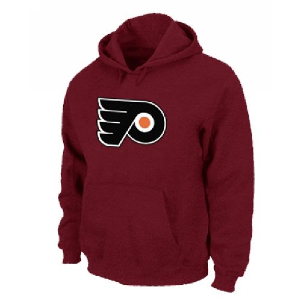 NHL Philadelphia Flyers Big & Tall Logo Pullover Hoodie Red 1