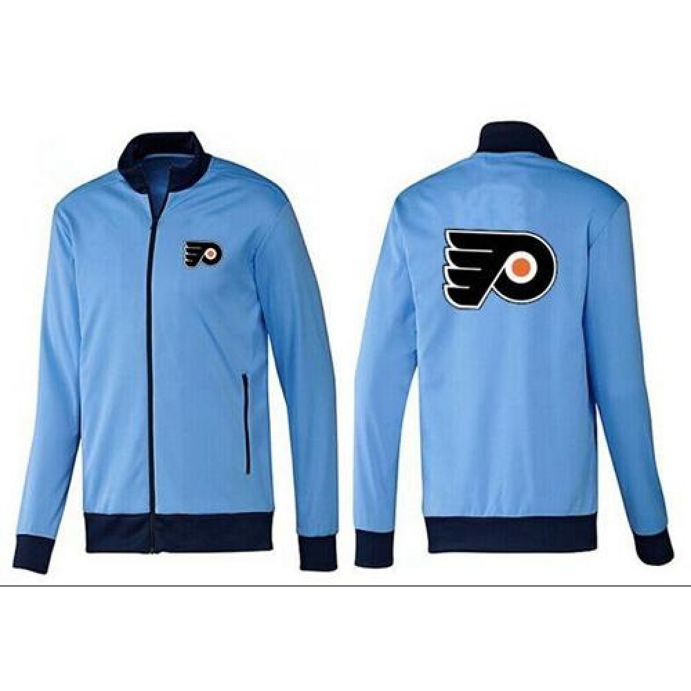 NHL Philadelphia Flyers Zip Jackets Light Blue 1