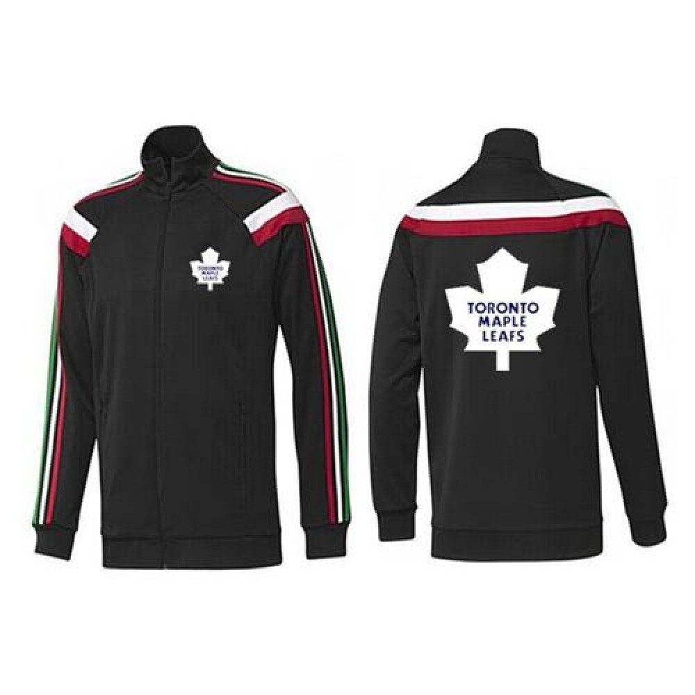 NHL Toronto Maple Leafs Zip Jackets Black-2 1