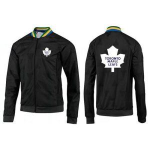 NHL Toronto Maple Leafs Zip Jackets Black-3
