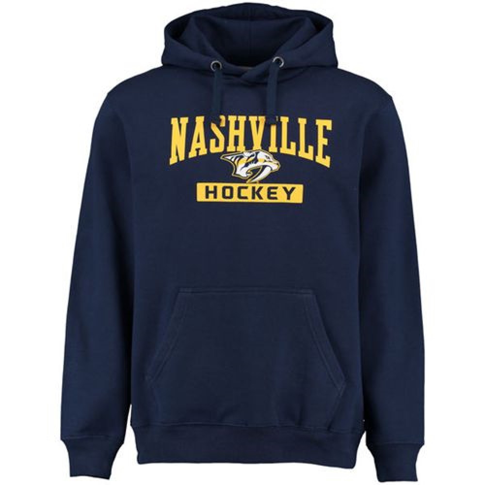 Nashville Predators Rinkside City Pride Pullover Hoodie Navy 1