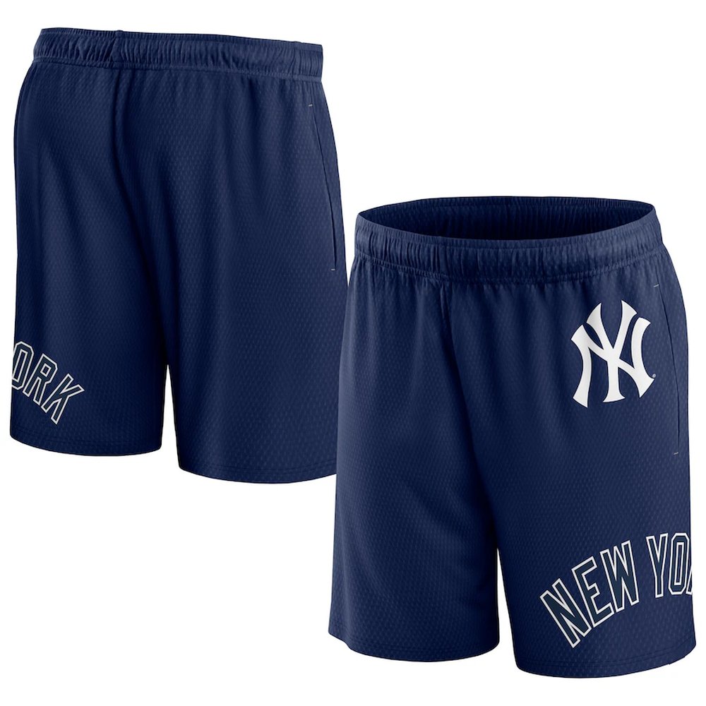 New York Yankees Blue Shorts 1