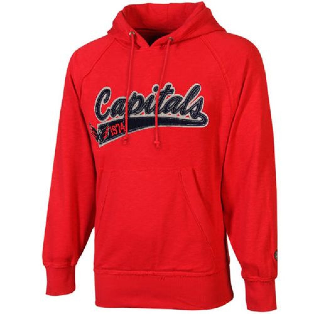 Old Time Hockey Washington Capitals Hudson Pullover Hoodie Red 1