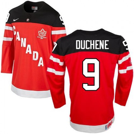 Olympic CA. #9 Matt Duchene Red 100th Anniversary Stitched NHL Jersey 1