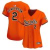 Women's Baltimore Orioles #2 Gunnar Henderson Orange Home Limited Player Jersey
