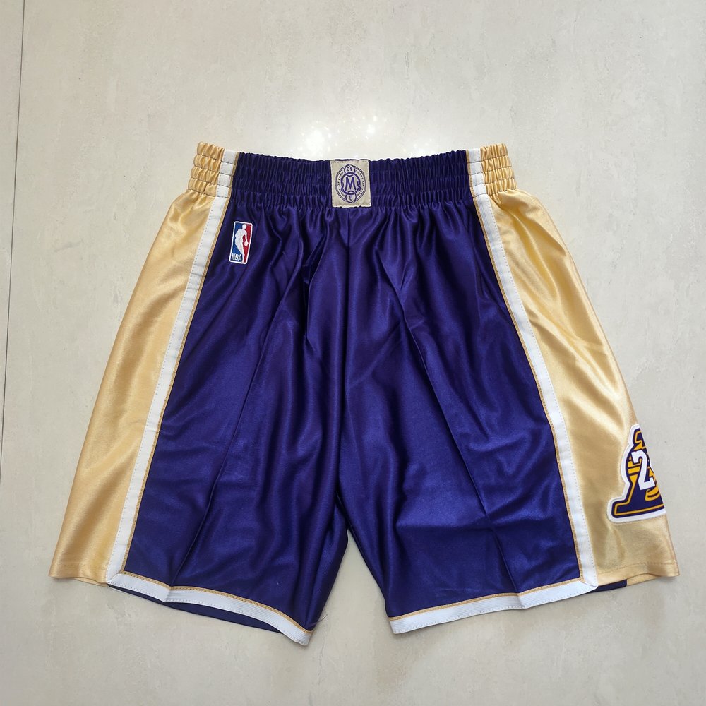 Los Angeles Lakers Purple Shorts 1
