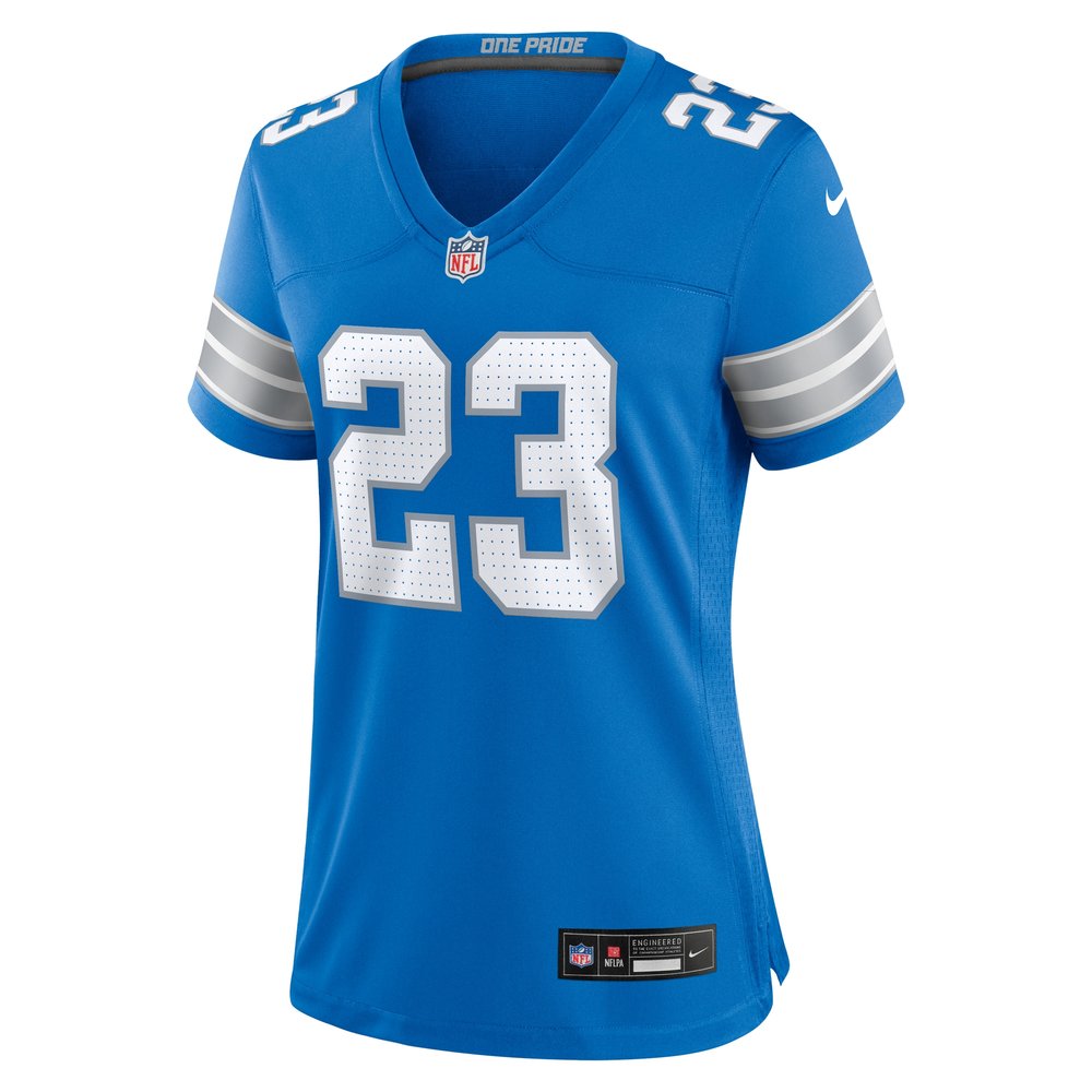 Women's Detroit Lions Carlton Davis III Blue Game Jersey 2