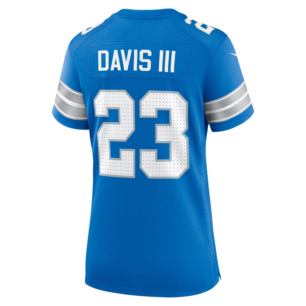 Women's Detroit Lions Carlton Davis III Blue Game Jersey 3