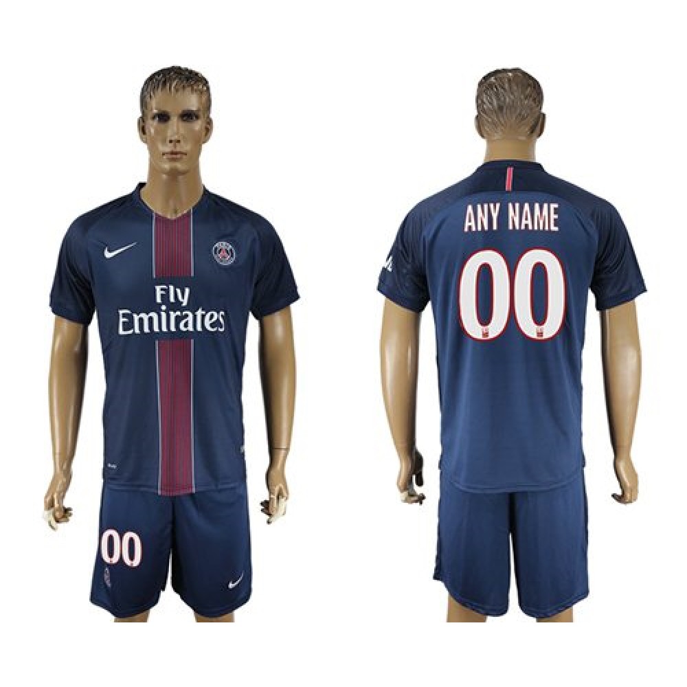 Paris Saint-Germain Personalized Home Soccer Club Jersey 1