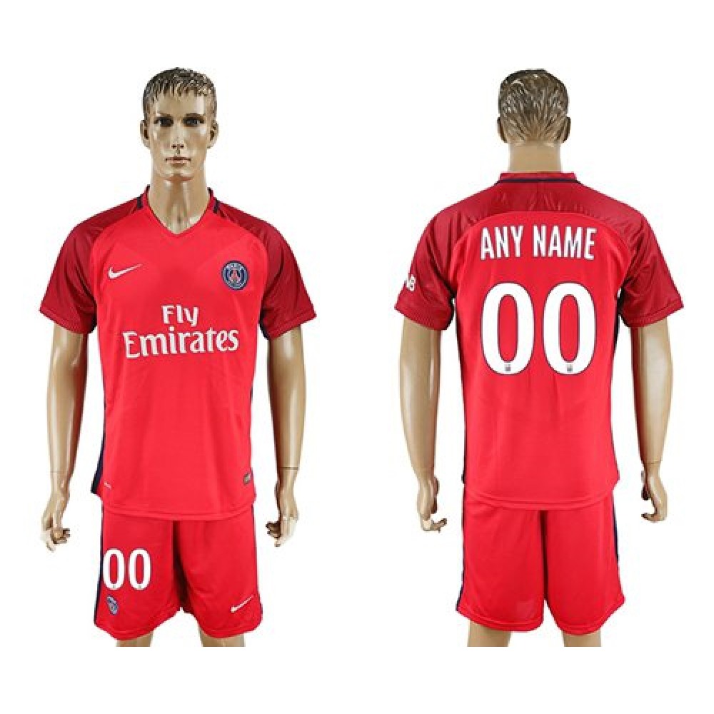 Paris Saint-Germain Personalized Red Soccer Club Jersey 1