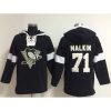 Penguins #71 Evgeni Malkin Black NHL Pullover Hoodie