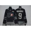 Philadelphia Flyers #9 Ivan Provorov Black Men's 1917-2017 100th Anniversary Stitched NHL Jersey
