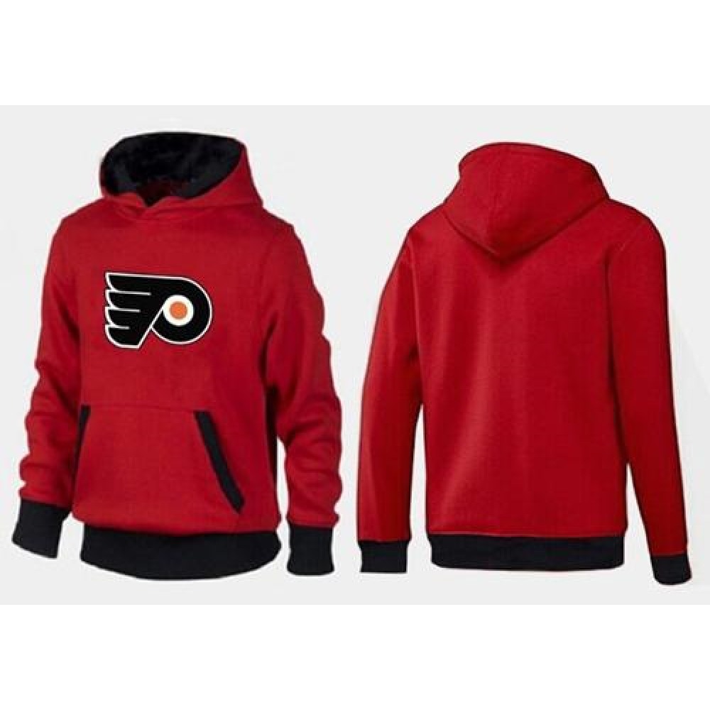 Philadelphia Flyers Pullover Hoodie Red & Black 1