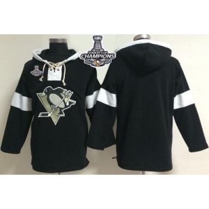 Pittsburgh Penguins Blank Black Pullover 2016 Stanley Cup Champions NHL Hoodie