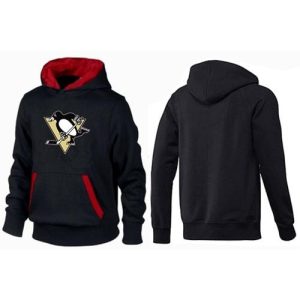 Pittsburgh Penguins Pullover Hoodie Black & Red