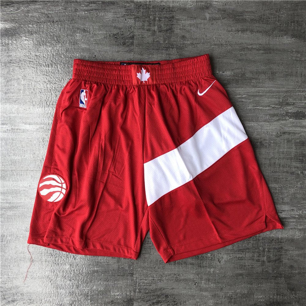 Toronto Raptors Red Shorts 1