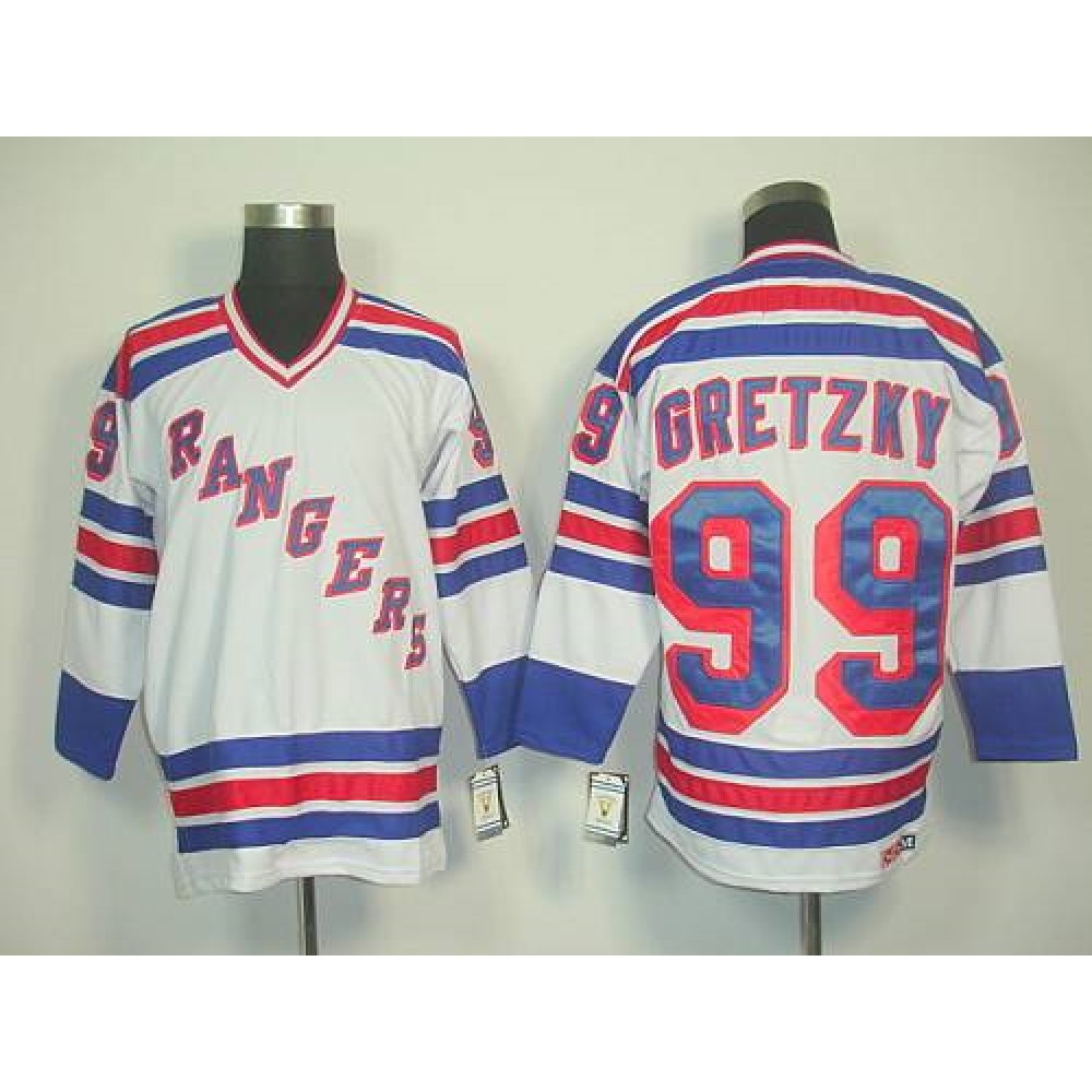 Rangers #99 Wayne Gretzky White CCM Road Stitched NHL Jersey 1