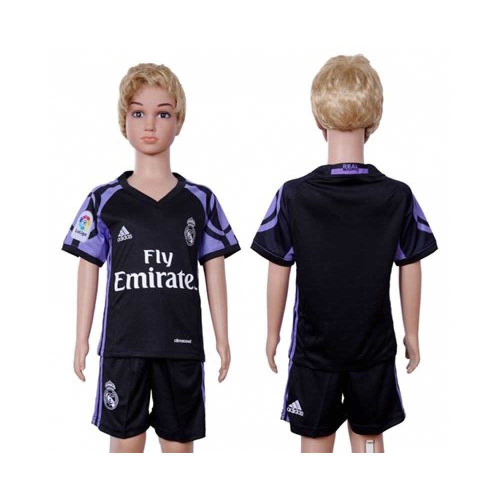 Real Madrid Blank Sec Away Kid Soccer Club Jersey 1