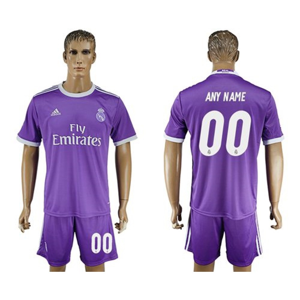 Real Madrid Personalized Away Soccer Club Jersey 1