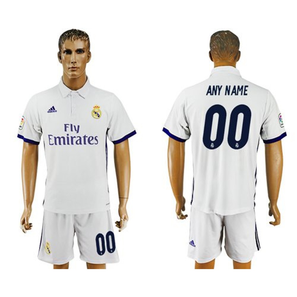 Real Madrid Personalized Home Soccer Club Jersey 1