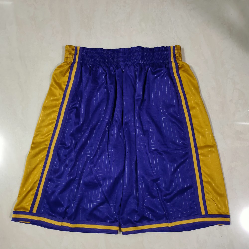 Los Angeles Lakers Purple Shorts 1