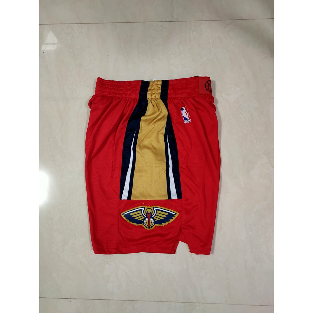 New Orleans Pelicans Red Shorts 4