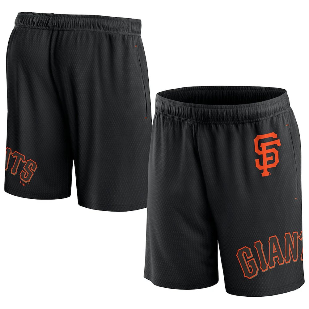 San Francisco Giants Black Shorts 1