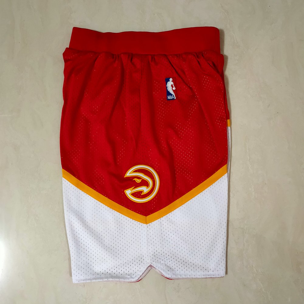 Atlanta Hawks Red Shorts 3